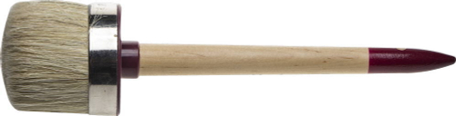 Кисть круглая ЗУБР ″УНИВЕРСАЛ - МАСТЕР″, светлая щетина, деревянная ручка, №22, 70мм