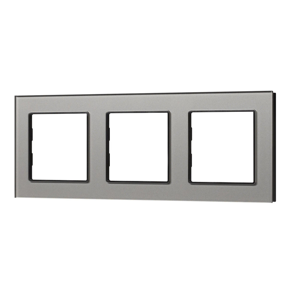 Рамка стеклянная FRM-GLARE-GS-3-GR (Arlight, -) 043801