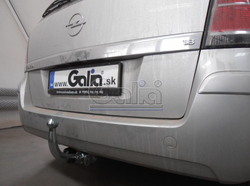 Оцинкованный фаркоп на Opel Zafira B 2005-2012 (без электрики), Galia O052C