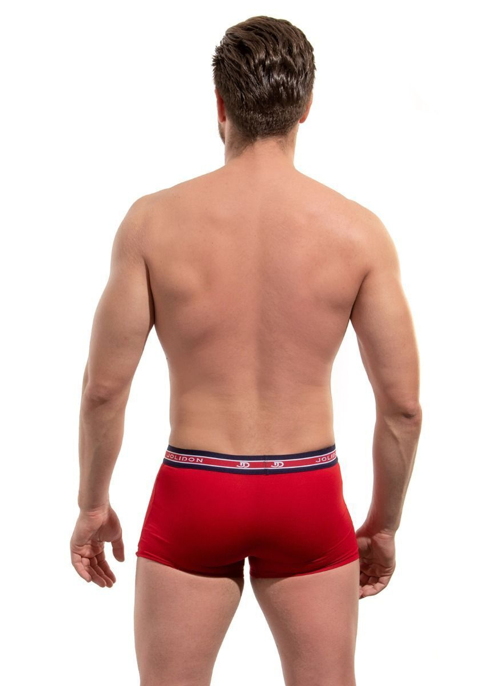 Мужские боксеры с резинкой в полоску (Размер: L) (Цвет: серый)