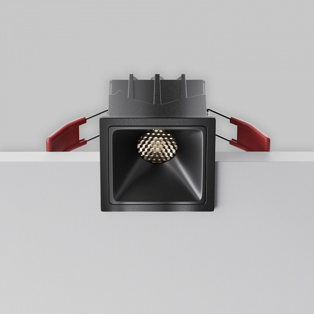 Встраиваемый светильник Maytoni Alfa LED DL043-01-10W4K-SQ-B-1