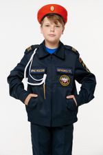 Куртка для кадетов МЧС (на спине вышивка "МЧС РОССИИ"), ткань Грета