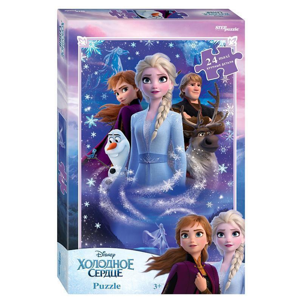 Пазл-maxi 24эл. "Холодное сердце (new)" (Степ пазл)