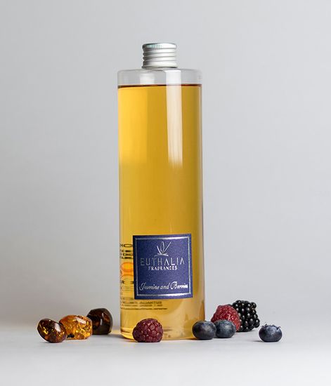 Jasmine and Berries, наполнитель для ароматического диффузора, Euthalia Fragrances