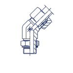 Штуцер FRG45 DS38 BSP1.1/2" (в сборе)