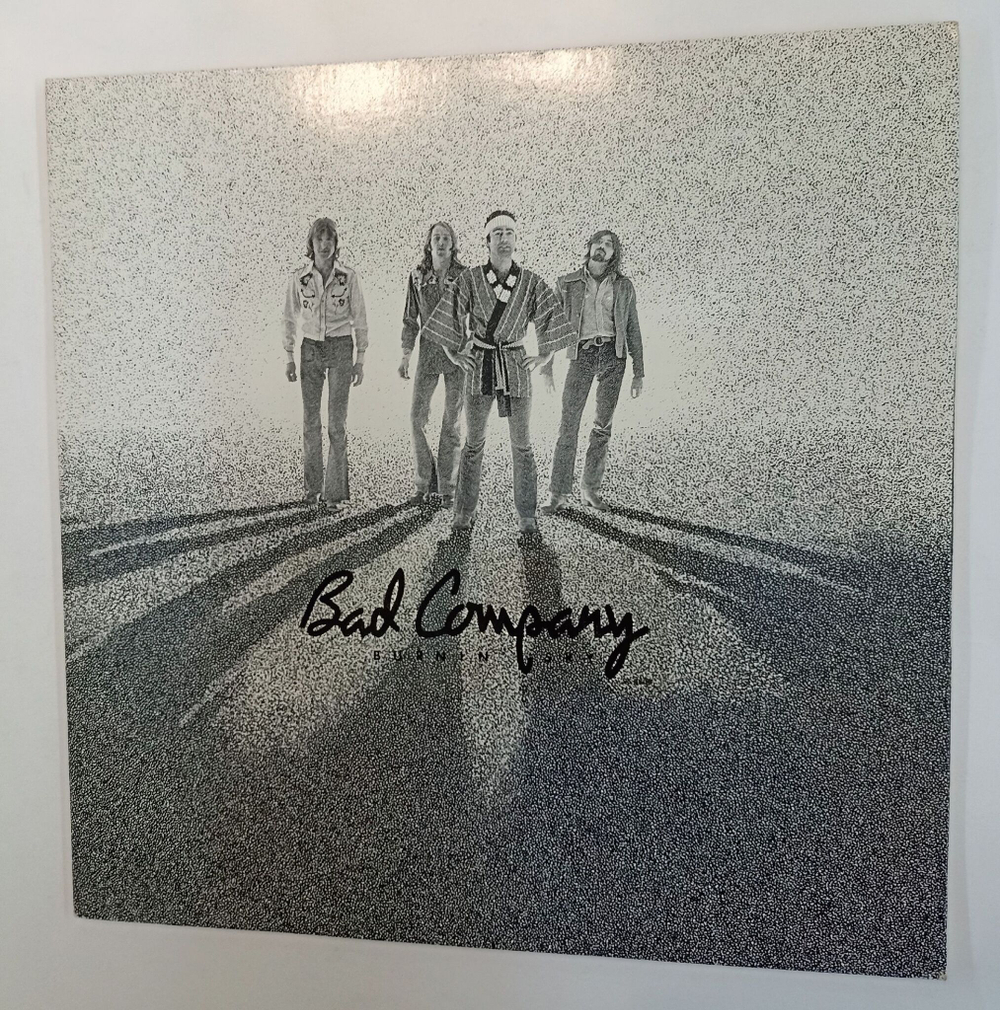 Винтажная виниловая пластинка LP Bad Company Burnin Sky (USA 1977)