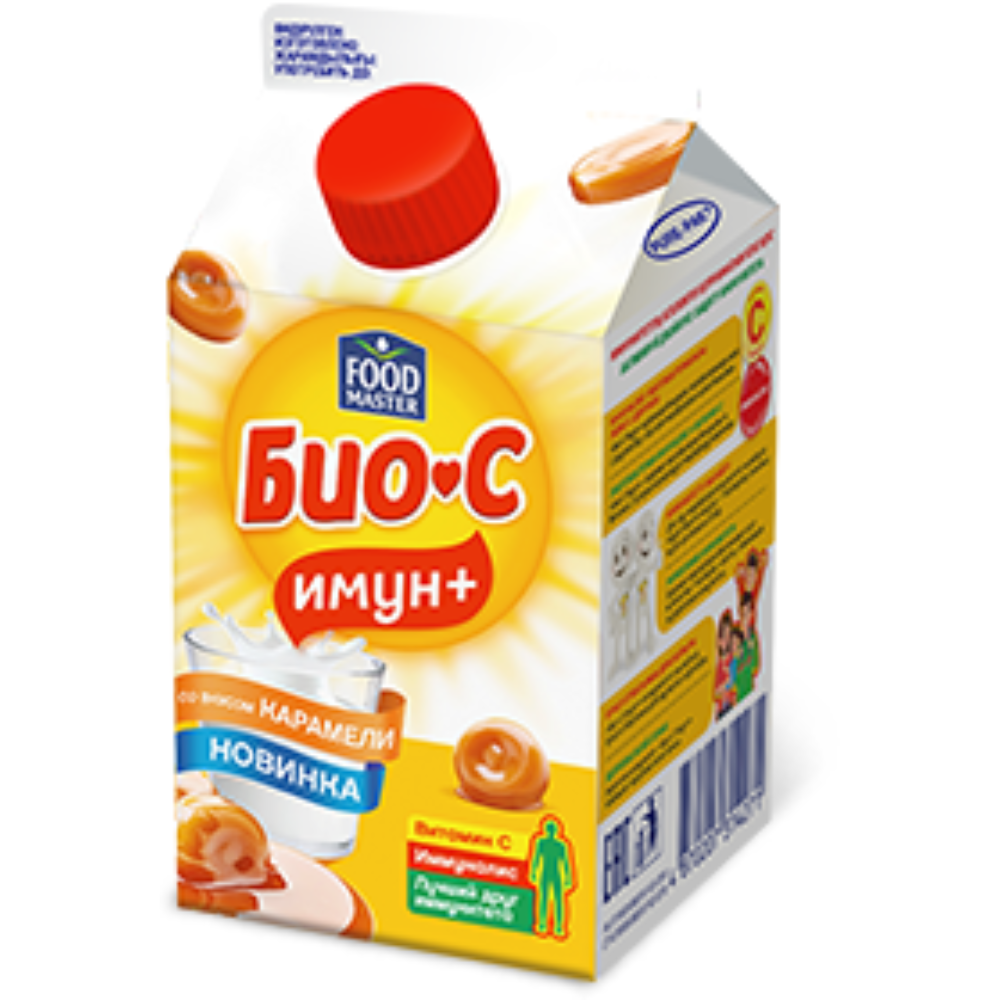 Йогурт питьевой Био-С Food Master Карамель 450 мл