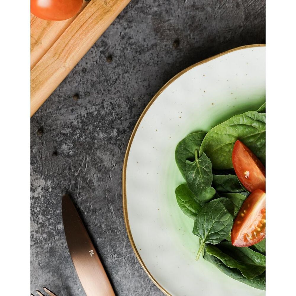 Тарелка d 21 см зеленая фарфор "The Sun Eco" P.L. Proff Cuisine [6]