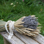 Букет сухоцветов - Лаванда и Пшеница большой 50х30 см