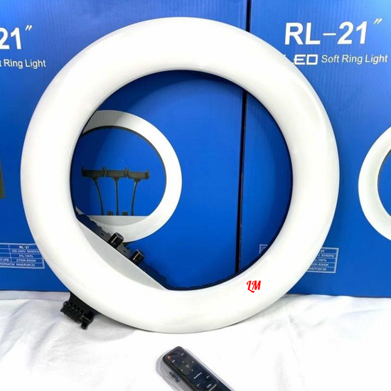 Кольцевая светодиодная LED лампа RL-21 Soft Ring Light 54см с пультом