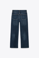 Джинсы trf cropped flare с высокой посадкой