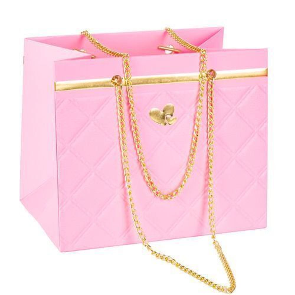 Пакет-сумка с цепочкой 18*12*15 МАДЖЕНТА