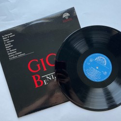Винтажная виниловая пластинка LP Джильи, Беньямино Beniamino Gigli Recital (Чехословакия 1984)