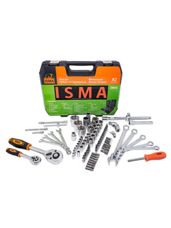 Набор инструментов 82пр.1/4''1/2''(6гр.)(4-32мм) ISMA ISMA-4821-5