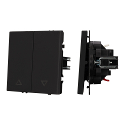 Механизм выключателя управления шторами SWT-NOBE-MKR2-SFPL-BK (230V, 10A) (Arlight, -) 054273