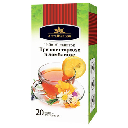 Фиточай «При описторхозе и лямблиозе» (1,45 б)