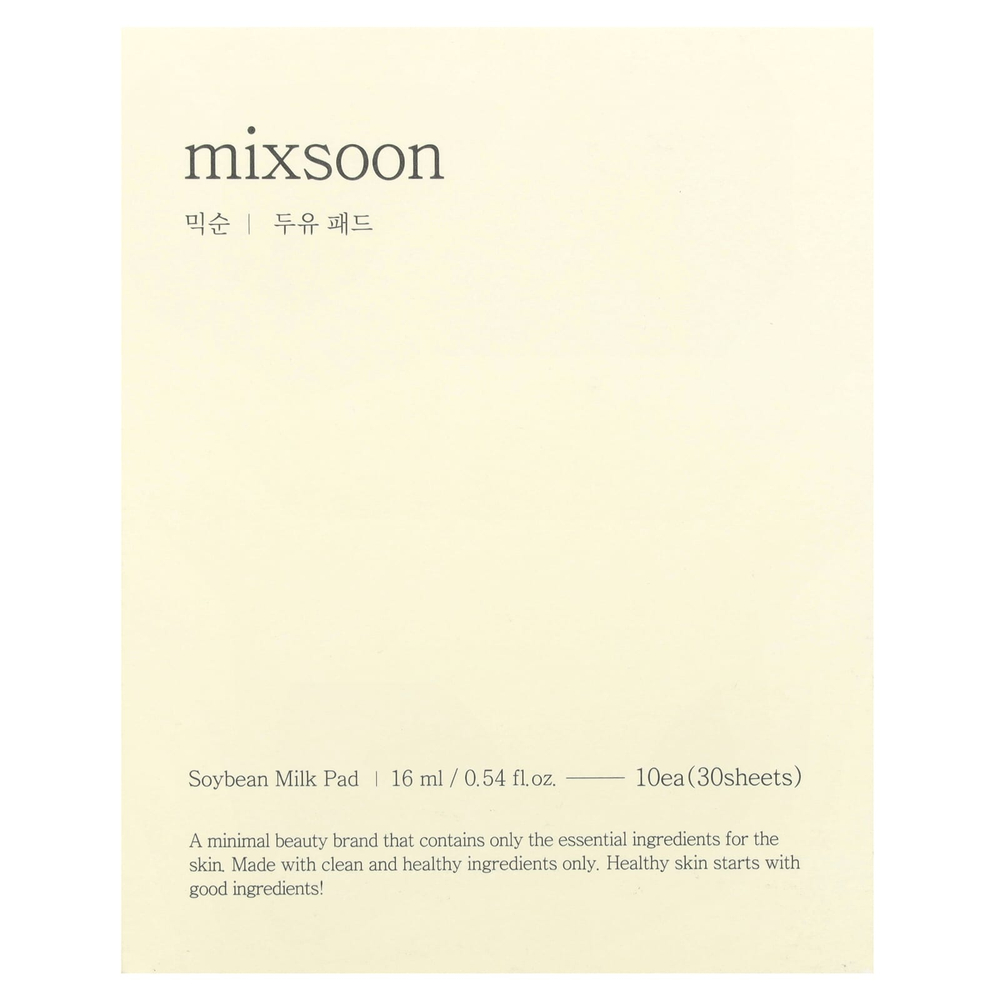 Mixsoon, соевые молочко, 30 шт., 16 мл (0,54 жидк. унции), 10 шт.