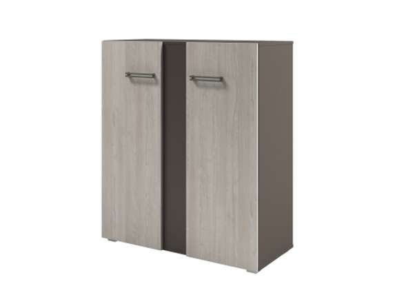 Стеллаж средний широкий с планкой 950х414х1096 D-76 Акация Морава/Трюфель