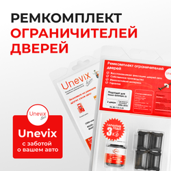 Ремкомплект ограничителей дверей Nissan QASHQAI (I) J10 (2 двери, тип 12) 2006-2014