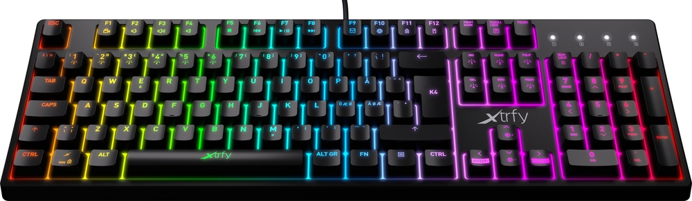 Клавиатура Xtrfy XG-K4-RGB-R-RUS черный