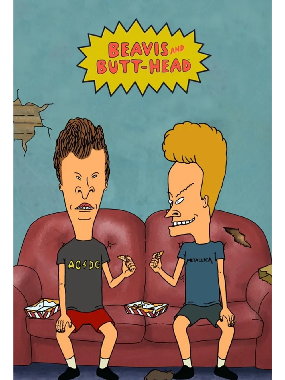 Бивис и Батт-Хед, 1 сезон (6 DVD) (DVD-R)