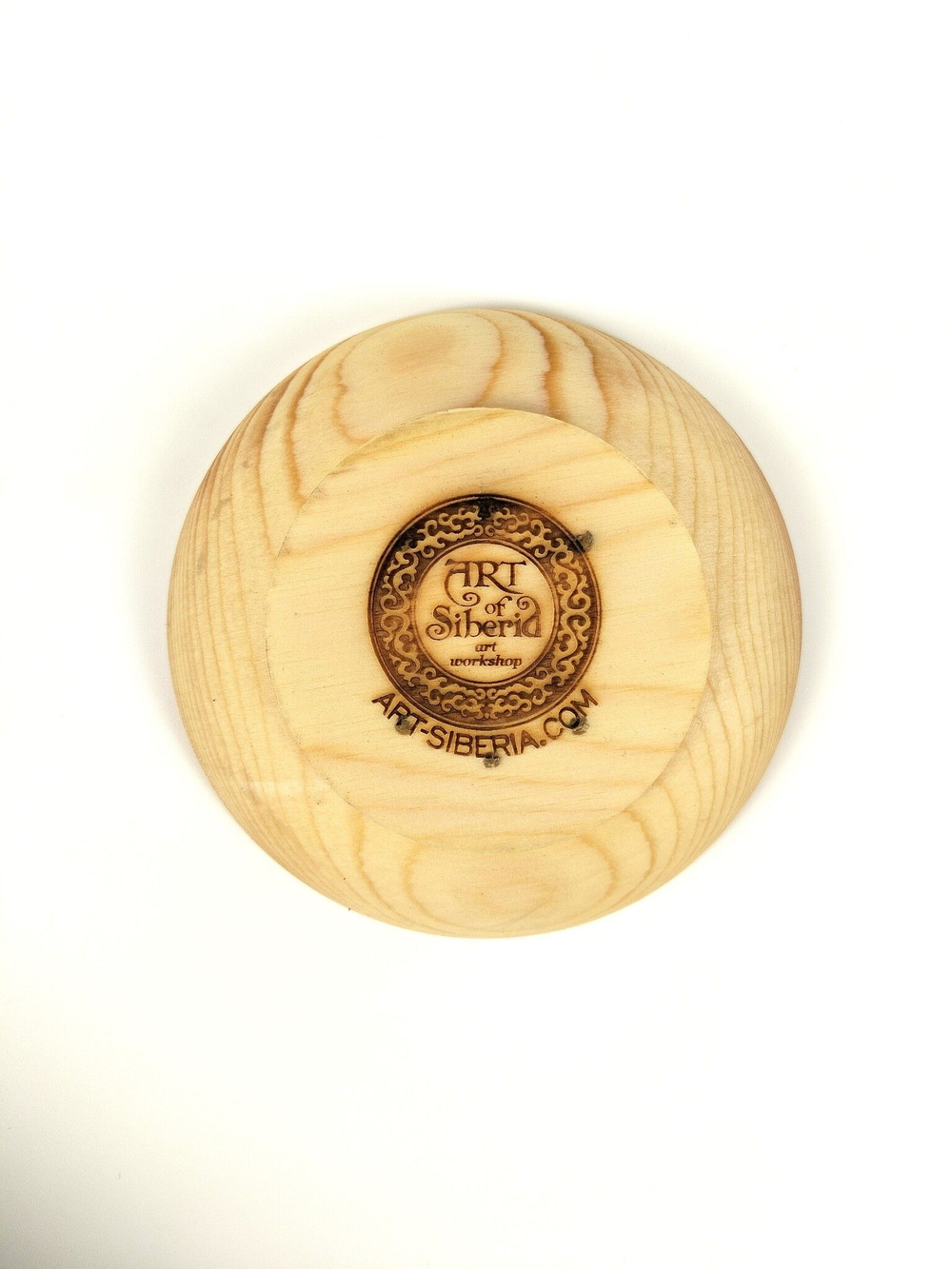 Тарелка деревянная мотивационная "Дом там, где сердце"