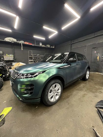 Пленка матовая зеленая Metal Flash Gemstone Green Carbins