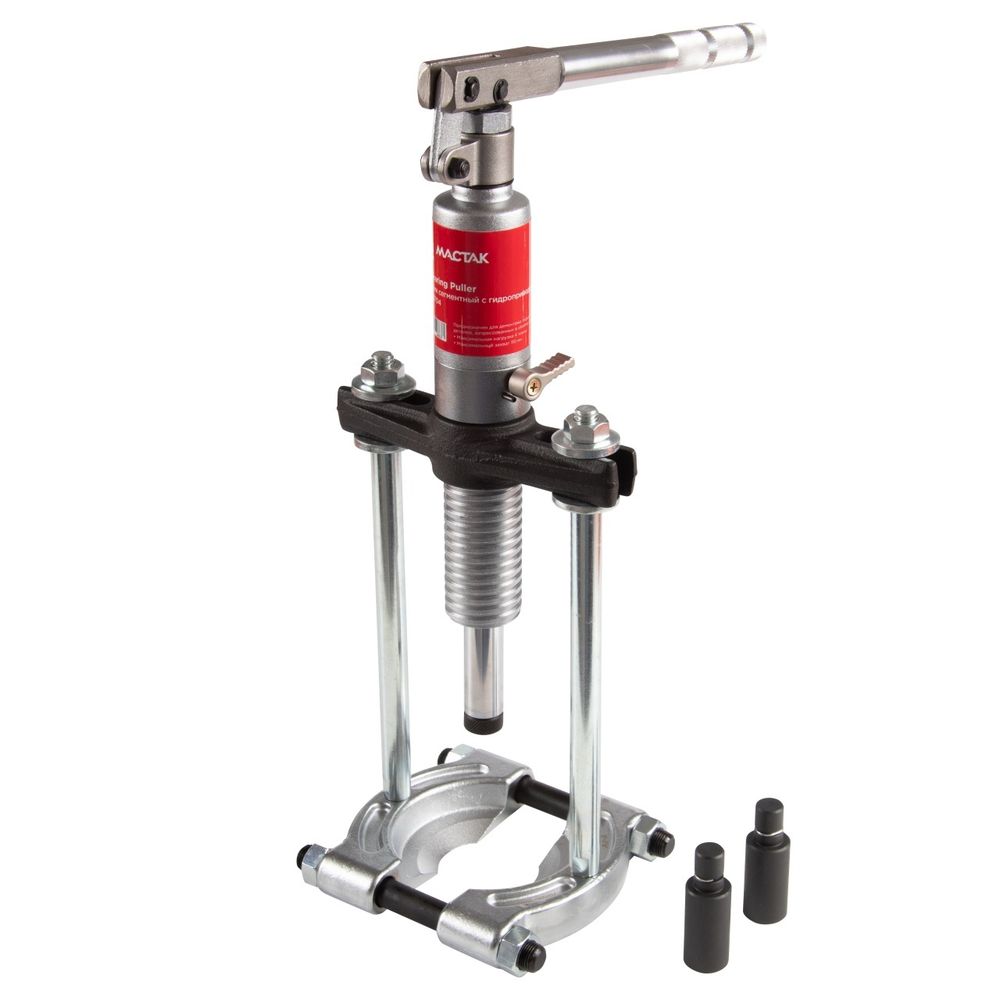 МАСТАК (104-19706) Съемник подшипников гидравлический, 6 т, 28-150 мм, сегментного типа, с совмещенным насосом