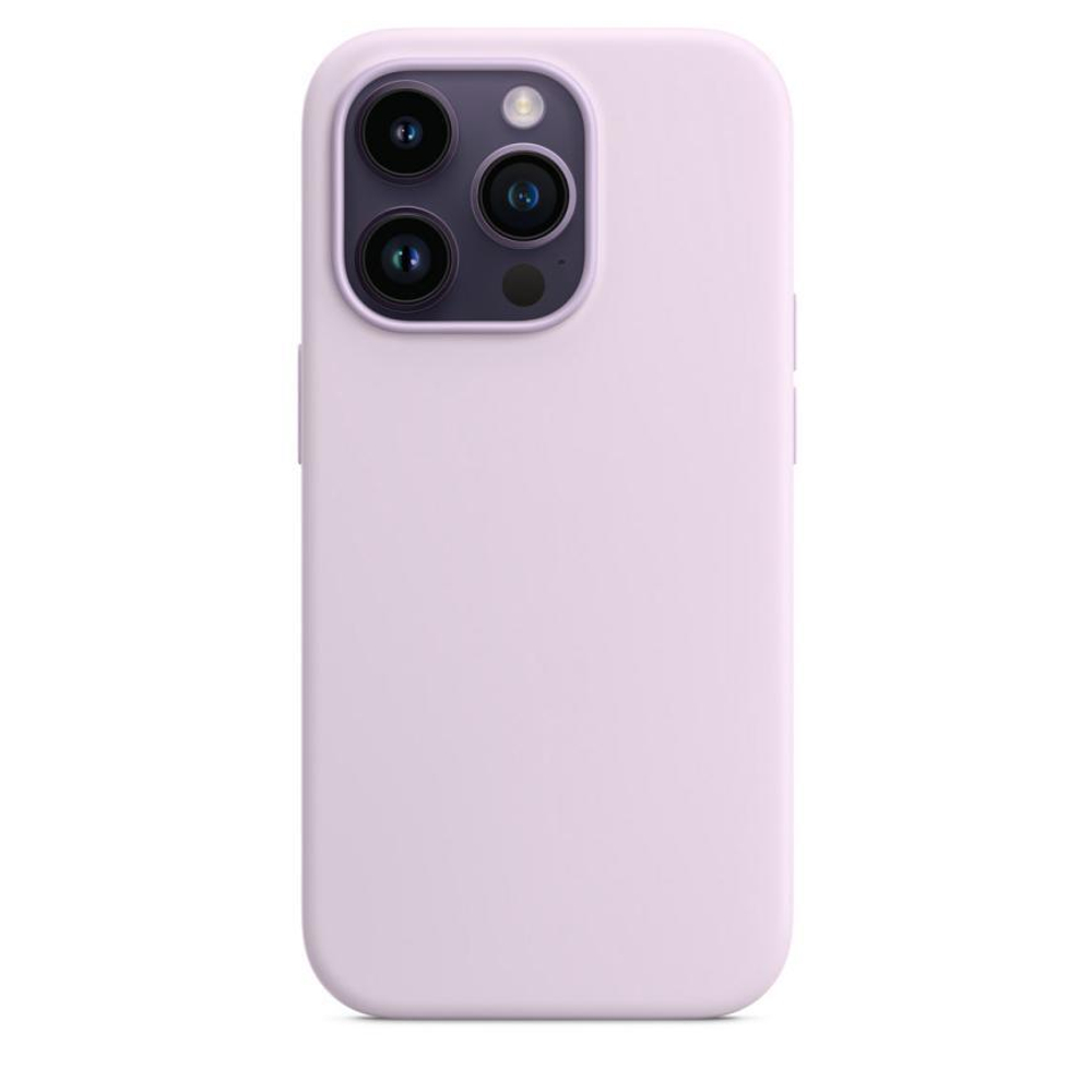 Силиконовый чехол MagSafe Apple Silicone Case для iPhone 14 Pro, Сиреневый