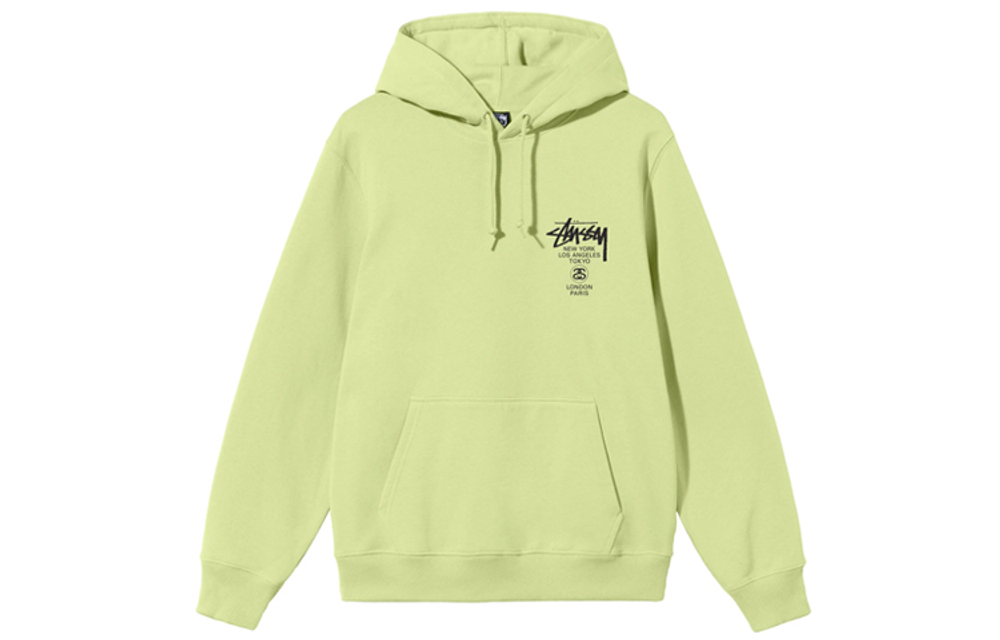 Худи Stussy World Tour Hoodie Logo, 3923658