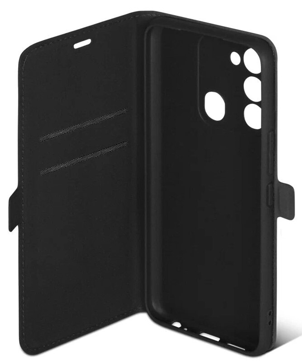 Чехол с флипом для Tecno Spark Go 2022/8C  black DF