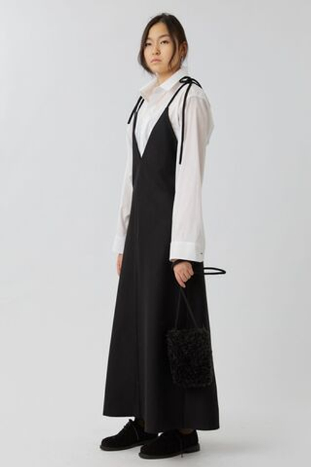 Сумка мохнатая черного цвета