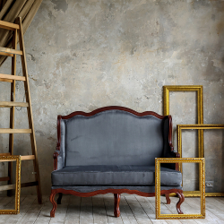 Диван двухместный Объект мечты French Anthracite