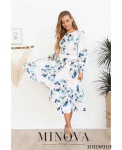 Платье 3119-пудра Minova