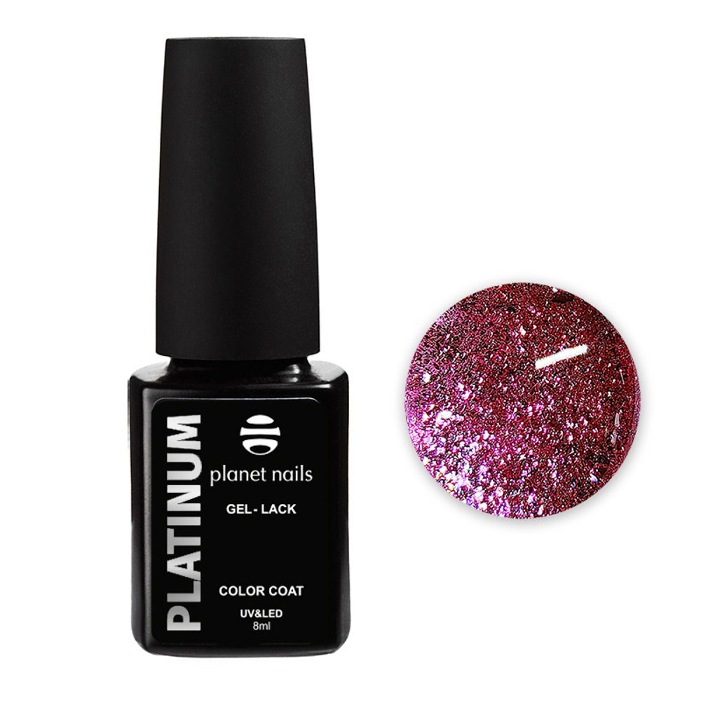 Planet Nails Гель-лак  "PLATINUM" 112, 8мл