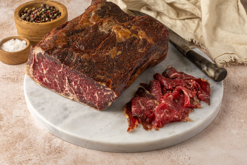 Тонкий край "Стриплойн" "Ретивый кабанчик" в нарезку 100 гр