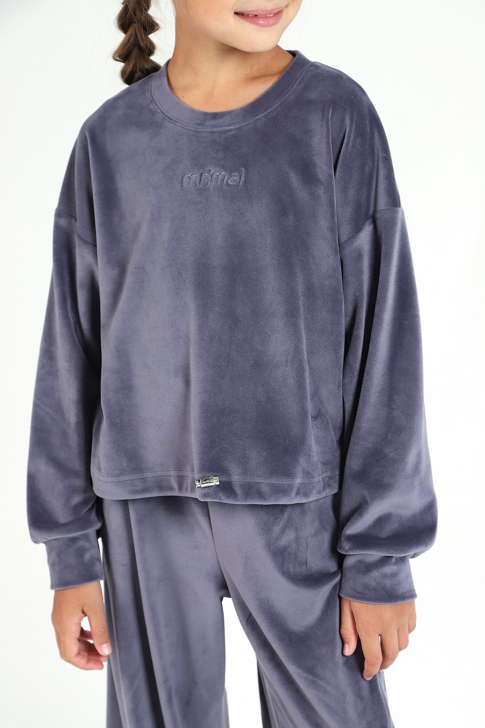 Костюм для девочки Вита-2 Виотекс СЕРЫЙ