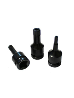 Головка-бита SPLINE ударная M14 с отверстием, 1/2'' Forsage F-24806014T