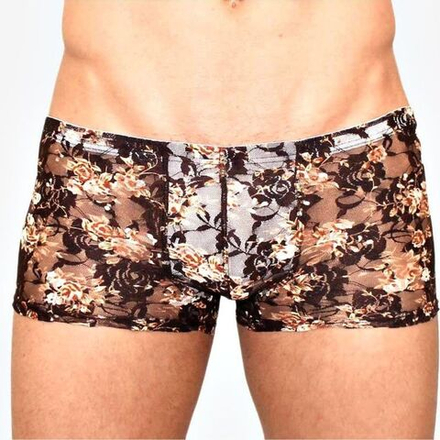 Мужские сетчатые боксеры Romeo Rossi Rose Boxer, черные