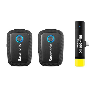 Радиосистема Saramonic Blink500 B6 (TX+TX+RXUC) 2,4Гц приемник + 2 передатчика, разъем Type-C
