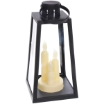 Сувенир с подсветкой «Пламя» 13*13*26 см (работает от 3*ААА), Черный