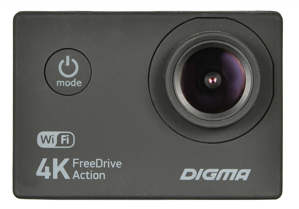 Видеорегистратор автомобильный Digma FreeDrive Action 4K WiFi