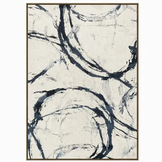 Постер Ambiance 100х140 см, бежевый, синий, коричневый