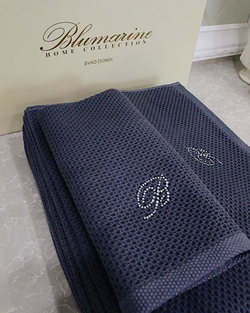 Вафельное полотенце Blumarine 70х35 (графитовый)