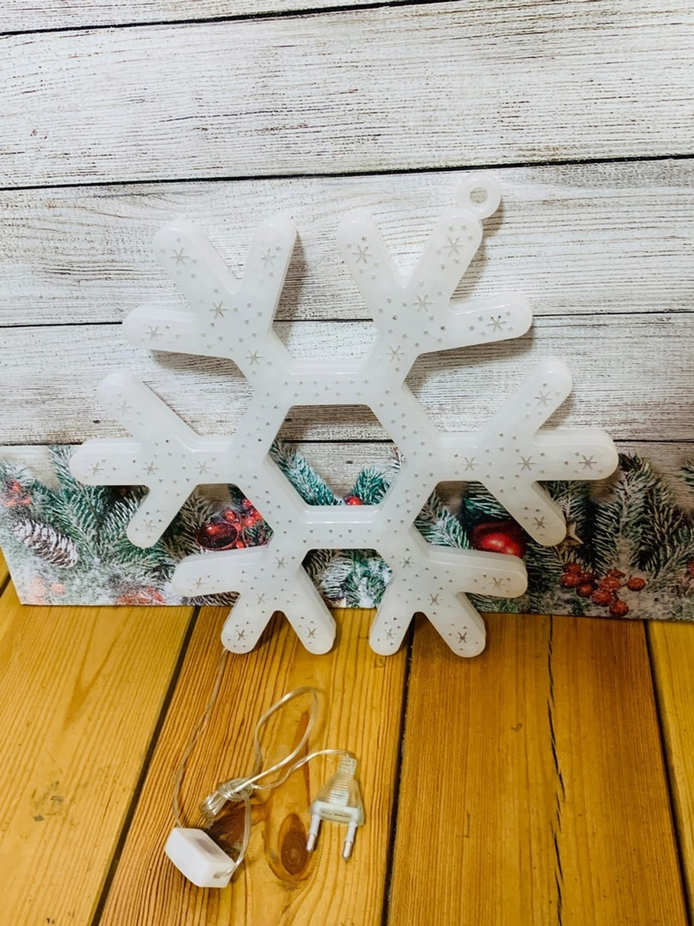 Светильник Uniel "Снежинка", 30*30 см.