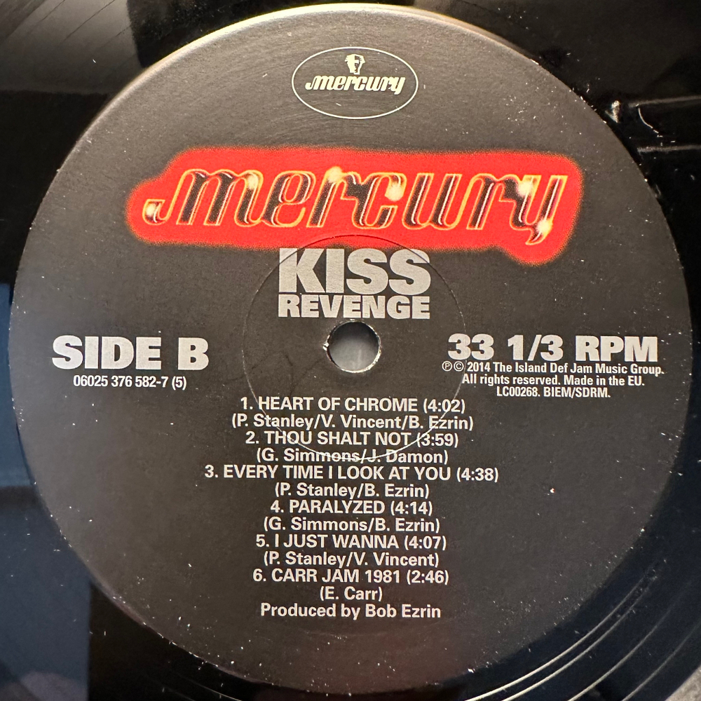 Kiss - Revenge (Европа 2014г.)