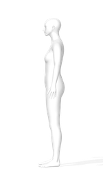 3D аватар манекена Моника