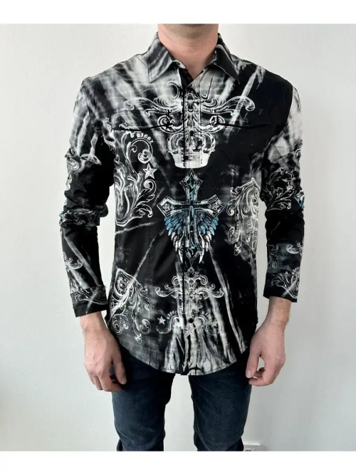 Рубашка с принтом