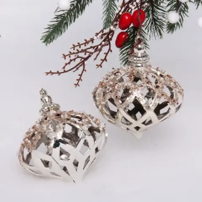 Набор украшений SHINE «Magic lamp» 8,8х10,4 см (2 шт.), light champagne