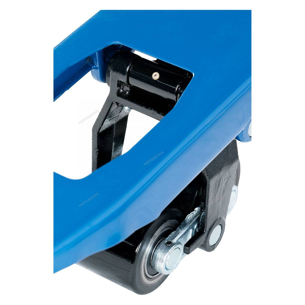 Тележка складская гидравлическая 2,5 т, усиленная, с резиновыми колесами NORDBERG N3901-25R
